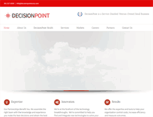 Tablet Screenshot of decisionpointcorp.com